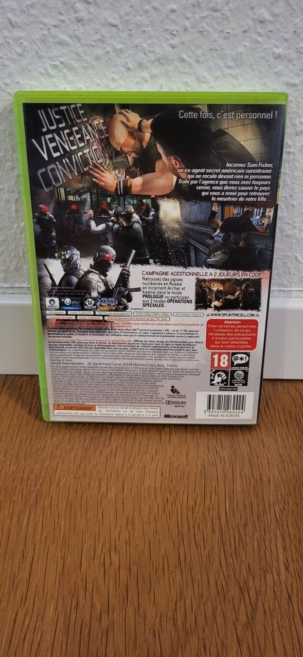 Microsoft Giochi: Xbox 360 - Splinter Cell Connviction – Usato da Münsingen venduto da Heroism2010 1
