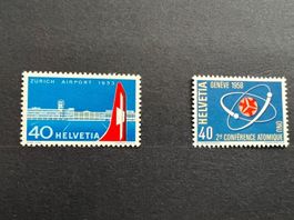 CH-Marke 1953/1958 postfrisch