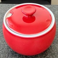 Dibbern solid color Zuckerdose rot signalrot? brandneu