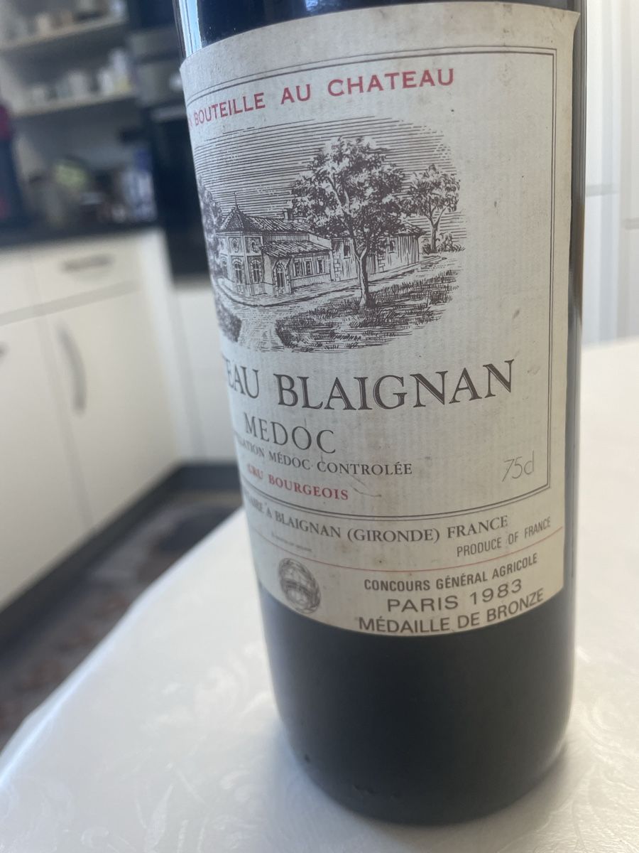 Vino: Wein 1981 Chateau Blaignan – Nuovo (secondo la descrizione) da Frauenfeld venduto da Waldtaube53 4