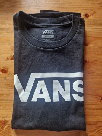 Vans T-Shirts M L Schwarz Rot Grau Top Zustand Neu