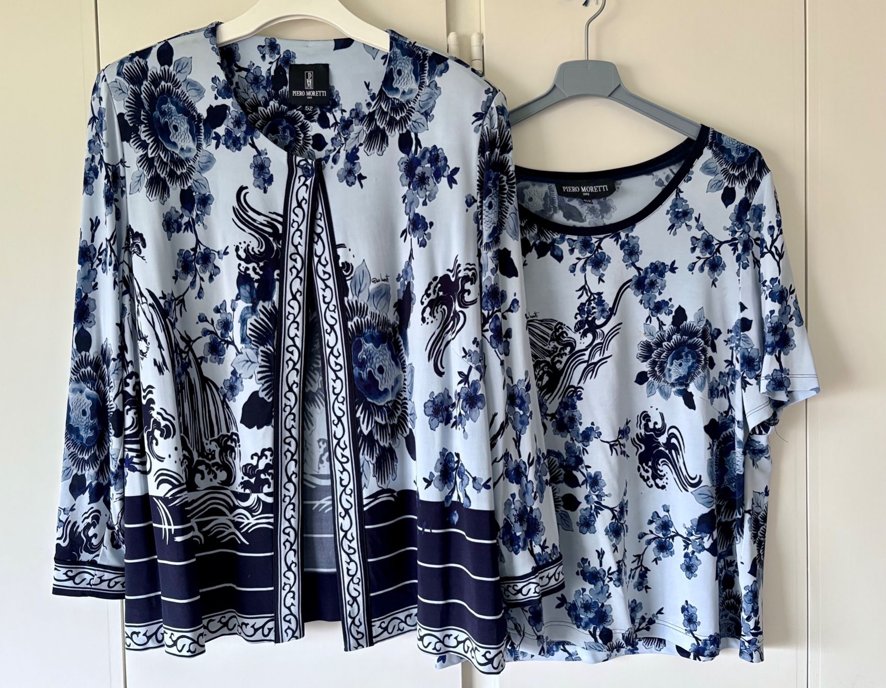 Twinset Maglioni & Felpe: Twinset  (Piero Moretti), blau/hellblaues Muster – Usato da Oberrieden venduto da pet_n2c2