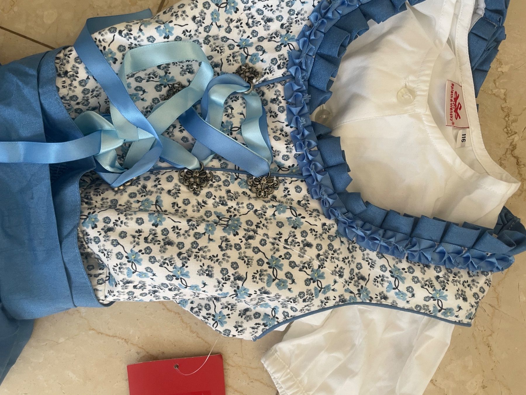 Vestiti & Gonne: Girls Dirndl Inkl Bluse – Nuovo (secondo la descrizione) da Flüelen venduto da AU10 1