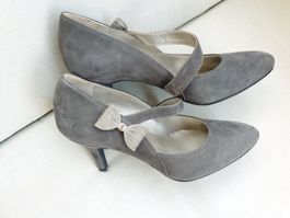 PUMPS LAURA BUSI 37  LEDER LEATHER ITALY SCHUHE SANDALE TOP