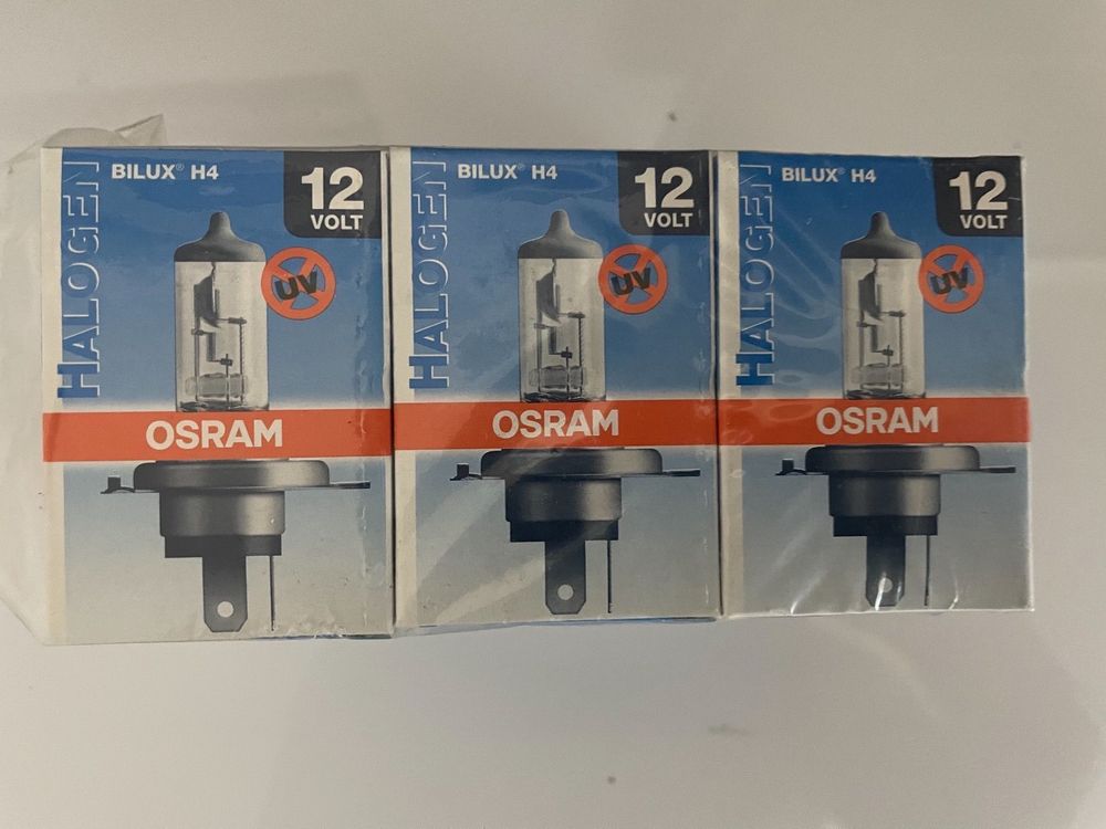 OSRAM BILUX H4 12V 100/90W 62204 P43T KS Off-Road Halogen Headlight
