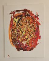 Tableau peinture abstraite technique acrylique ❤️❤️❤️❤️