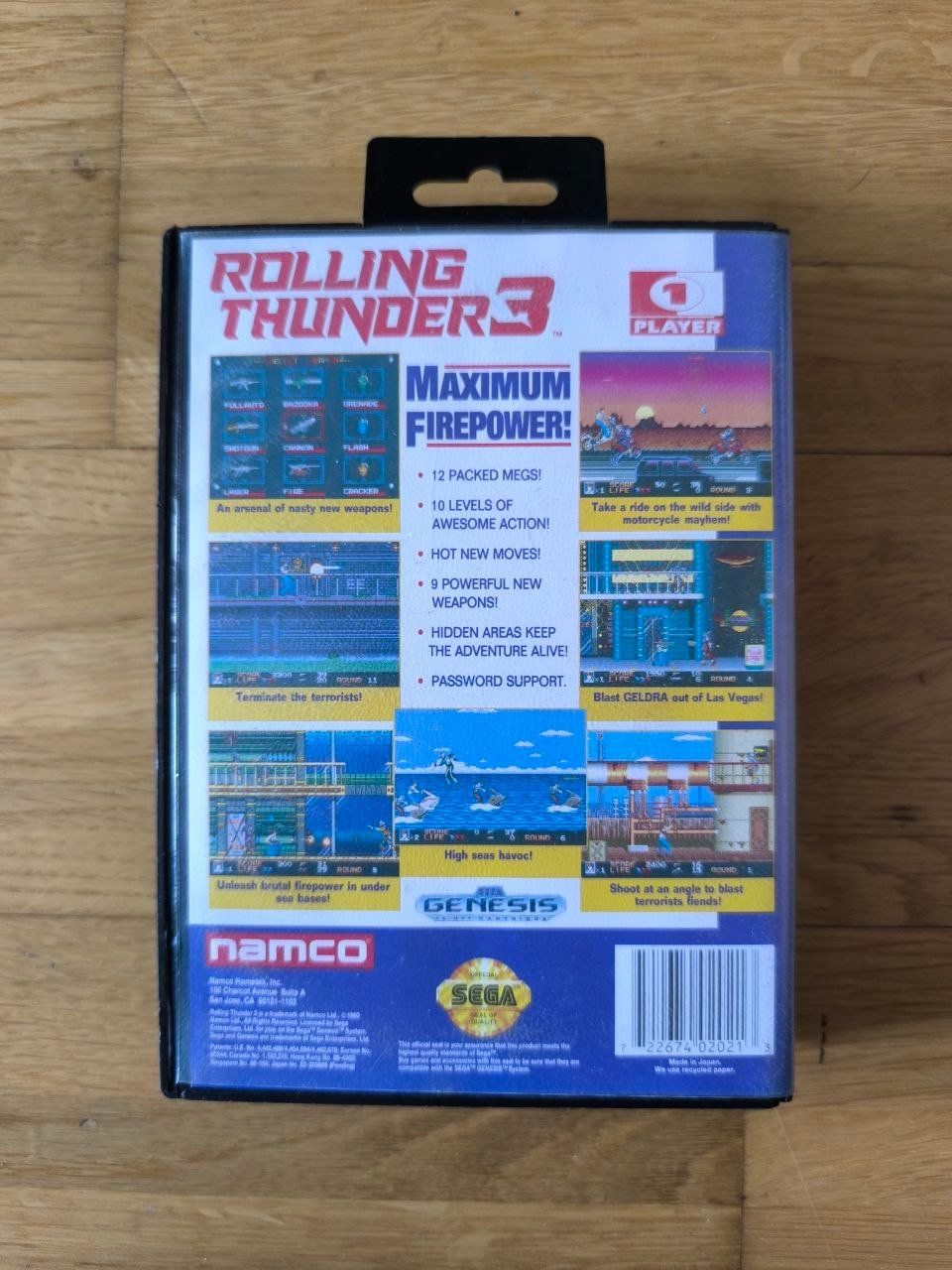 Spiele: Rolling Thunder 3 (USA) - Mega Drive – Gebraucht aus Ostermundigen von rotronic35 3