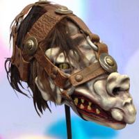 Fasnachtsmaske Grind Larve  Künstlermaske