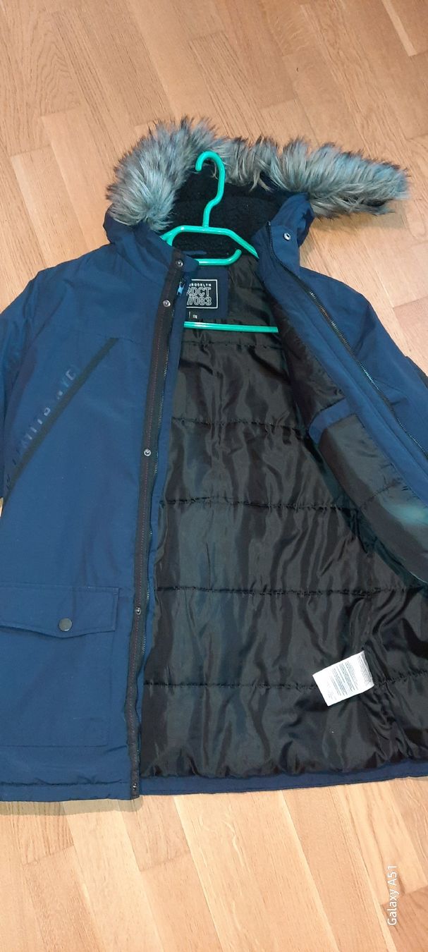 C&A Giacche & Cappotti: C&A Winterjacke dunkelblau Gr 170 – Difettoso da Wädenswil venduto da H2H_Secondhandshop 9