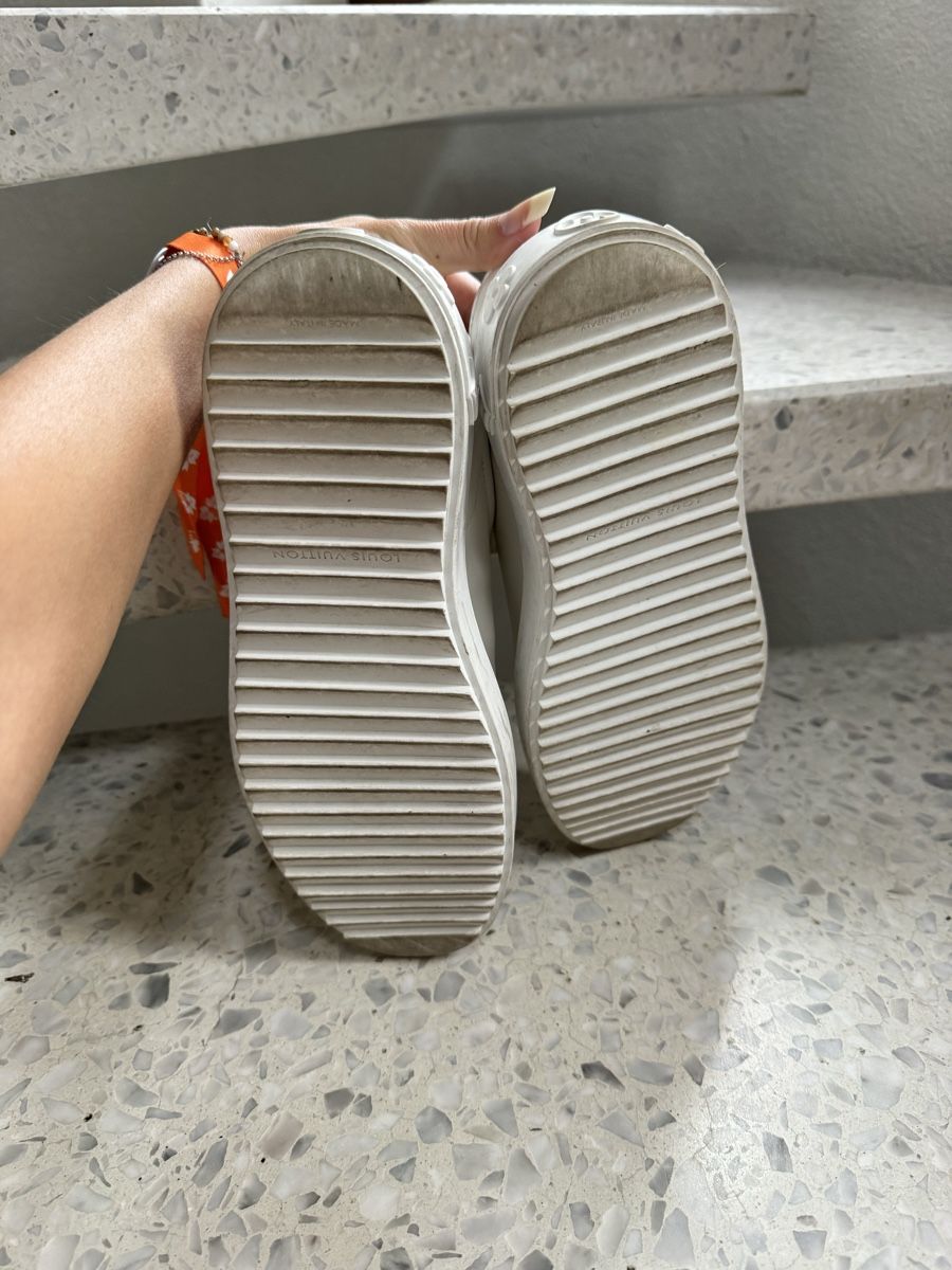 Louis Vuitton Scarpe da donna: Louis Vuitton Sneakers White Pink – Usato da Bevaix venduto da Charlene18 6