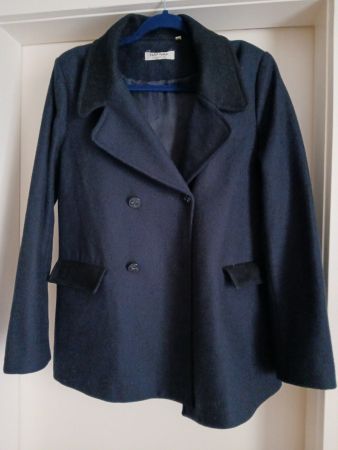 NAF NAF Jacke Gr 40 Medium Dunkelblau