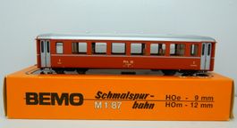 Hom - Bemo - RHB   Voiture  EW 2 Cl. - B 2458  (OVP)