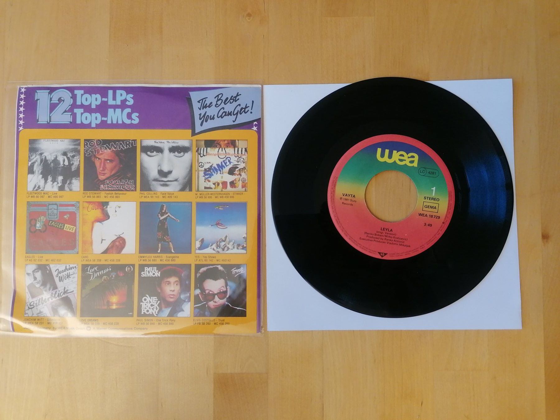 Dischi in vinile: Vayta – Leyla – Usato da Emmenbrücke venduto da lamorak 1
