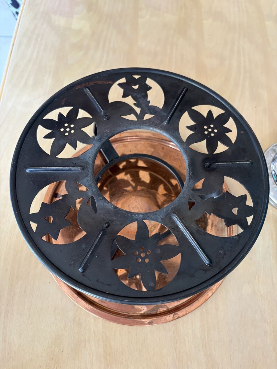Rössler Set di piatti: Rössler Fondue Set mit Brennpaste – Usato da Dinhard venduto da virginiaisabel_ 5