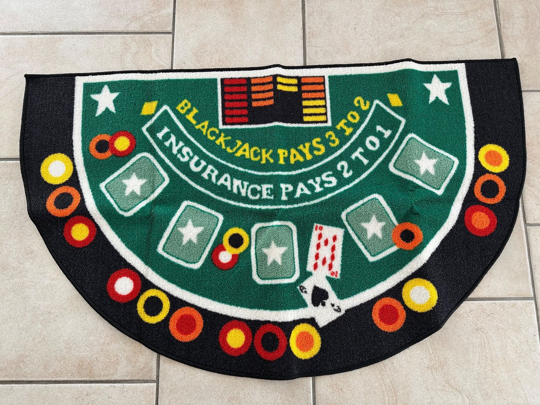 Tappeto da gioco: Black Jack Spielteppich – Nuovo (secondo la descrizione) da Jona venduto da Petra2607