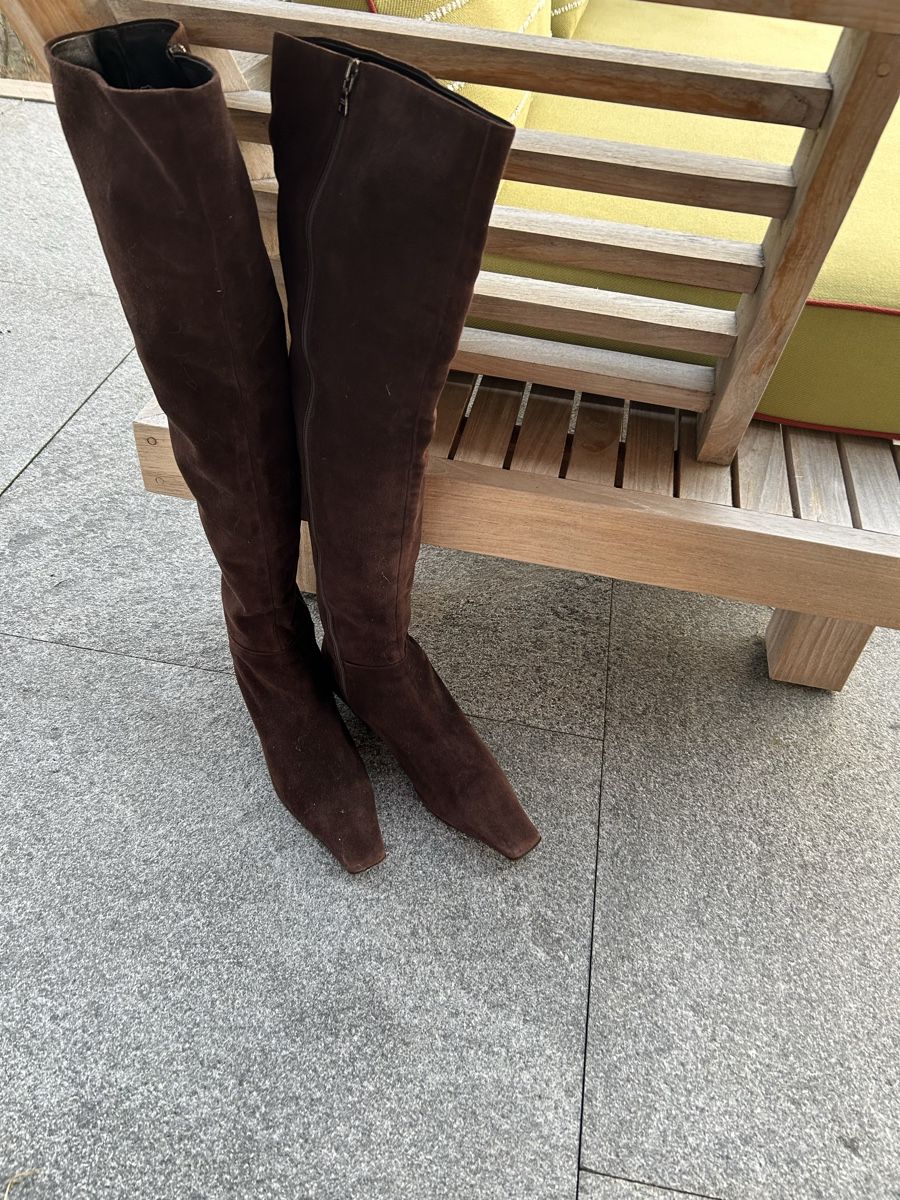 Prada Scarpe da donna: Overkniestiefel PRADA Grösse 42 – Nuovo (secondo la descrizione) da Meilen venduto da mar_nnf9
