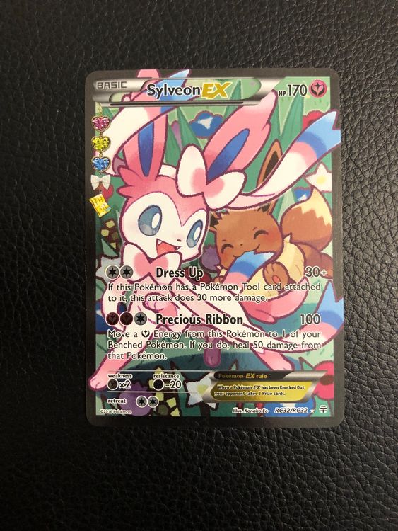2016 Generations Sylveon EX RC32/RC32 Full Art Ab 1 (Gebraucht) in ...
