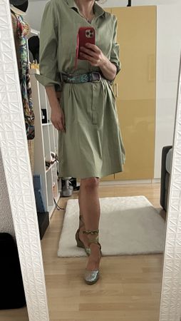 Street One Sommerkleid Khaki Gr. 38 - Top Zustand!