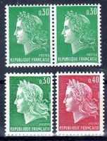 FRANKREICH 4 MARKEN 1970 ** POSTFRISCH**