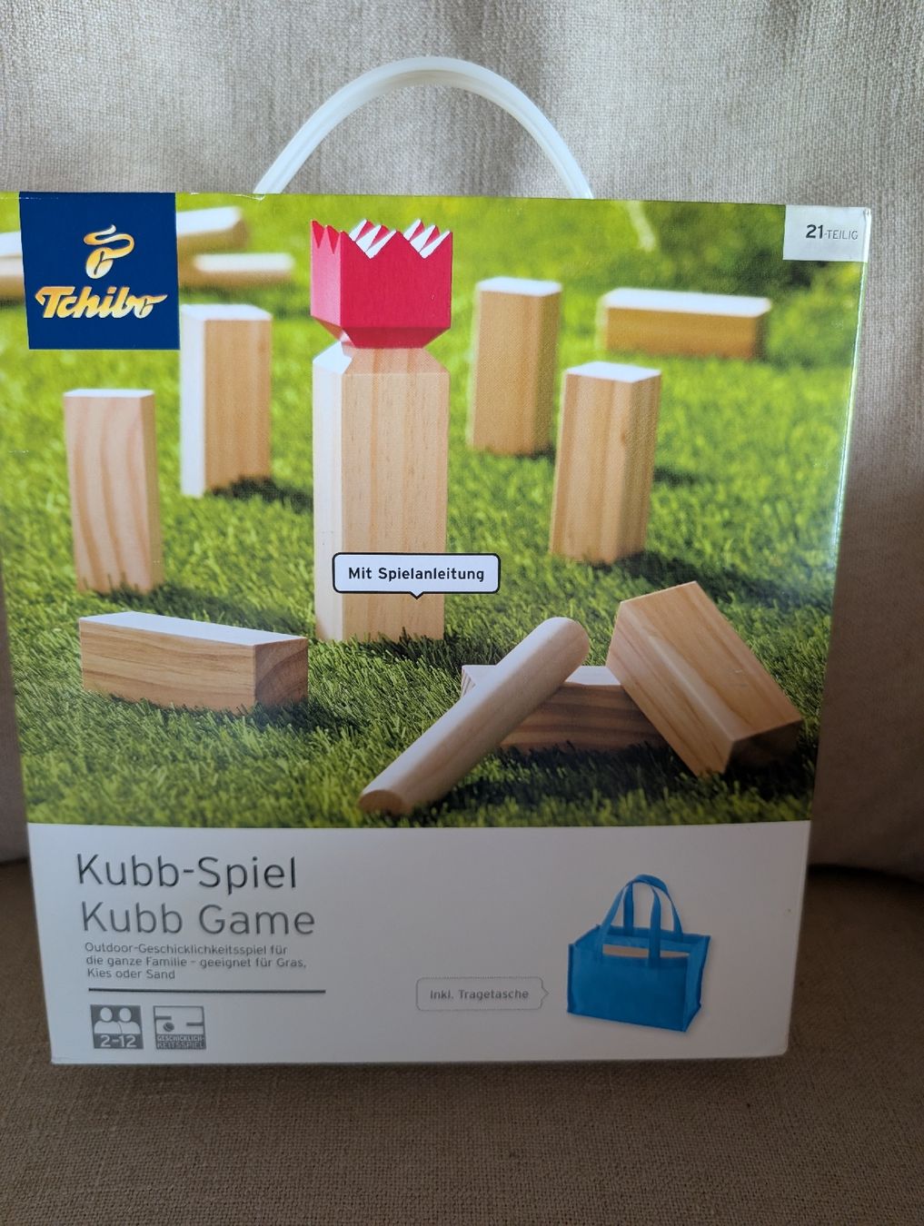 Jeux: Kubb Wikinger Wurfspiel-Set mit Tragetasche – D'occasion à Oberwil-Lieli par stefim