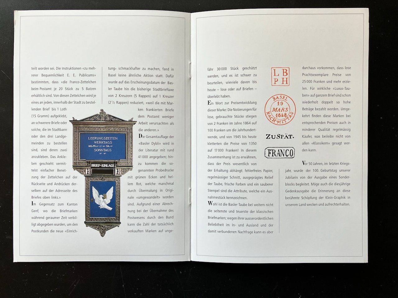 Alle Briefmarken: Basler Taube Souvenir 1995 – Gebraucht aus Nesslau von andi_hon 4