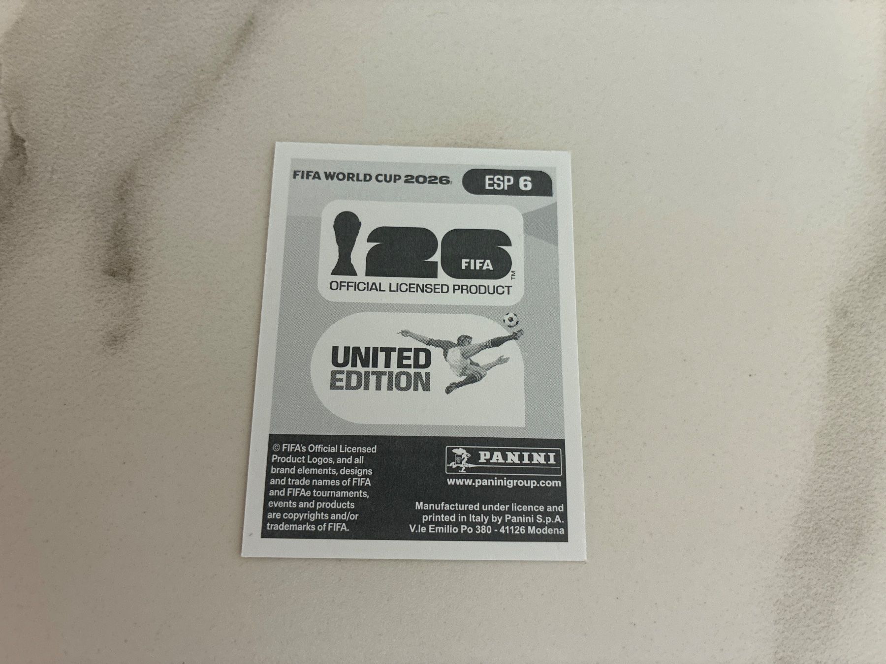 Panini Carte collezionabili: Panini WM 2026 Mexiko Sticker - ESP6 – Nuovo (secondo la descrizione) da Basel venduto da yac_h5js 1
