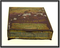 Pfeffermünz Perlen AG Bern um 1914 WK1 Blechdose