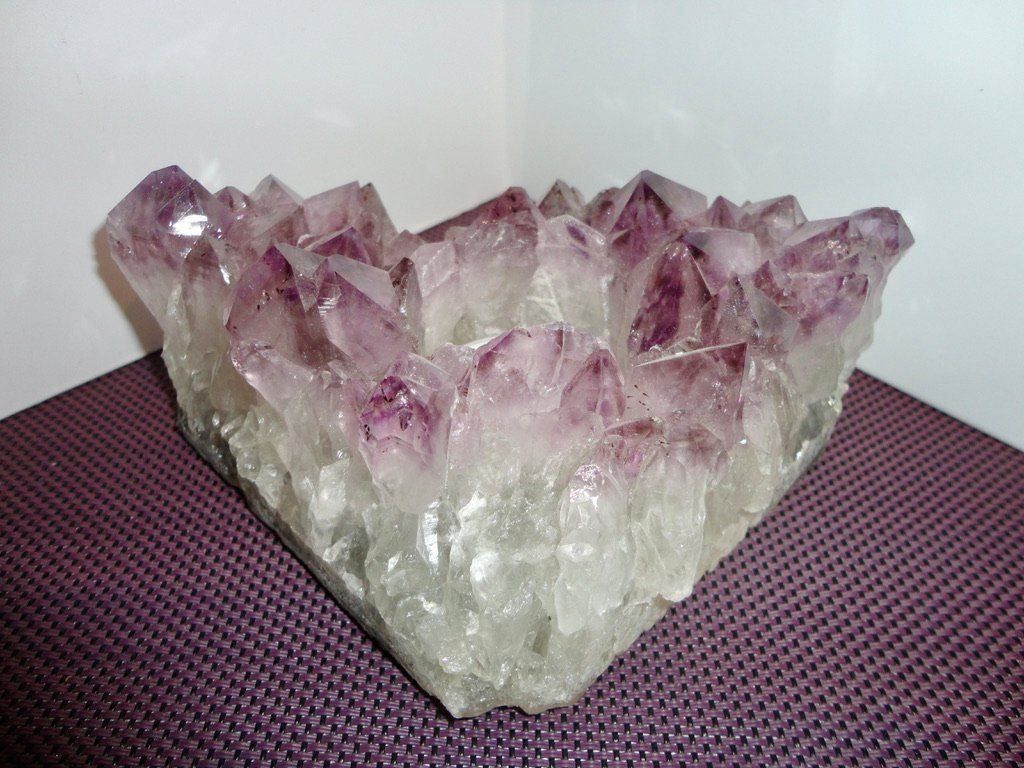 Minerali & Pietre curative: Windlicht Amethyst  roh – Nuovo (secondo la descrizione) da Biberist venduto da Steine 5