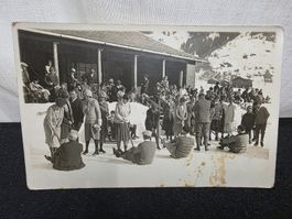 Ansichtskarte Klosters Eislaufrennen historisch gelaufen