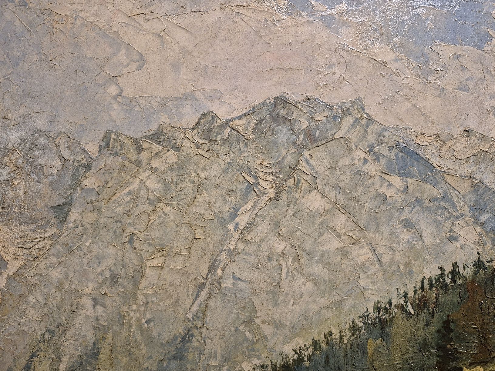 Dipinti: Ölbild Alpine Berglandschaft mit See – Usato da Schaffhausen venduto da Caroline_Stein 3
