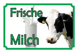 Blechschild-FRISCHE MILCH
