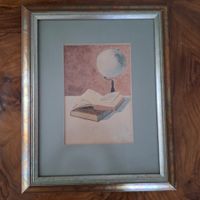 Hübsches Bild, Buch, Globus