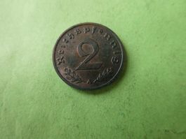 Dt. Reich 1937 A, 2 Reichspfennig