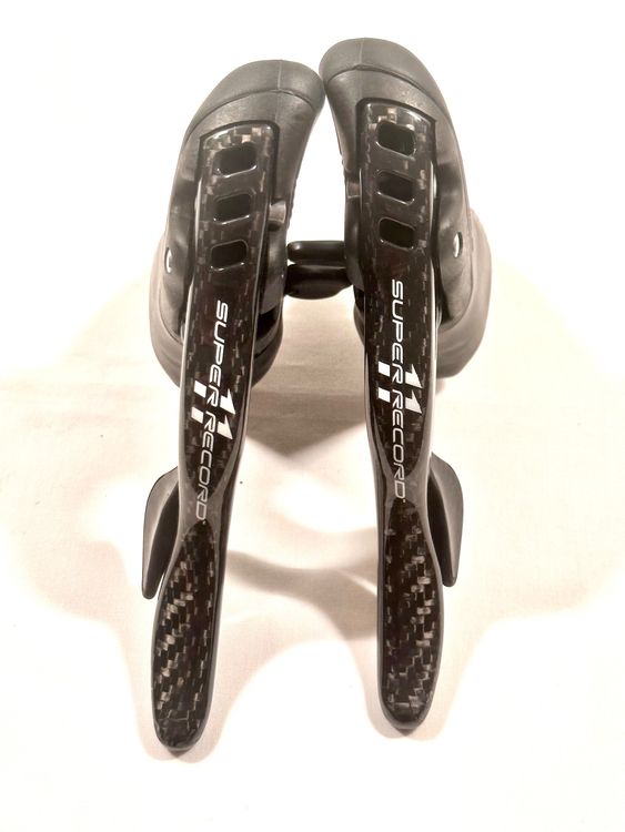 Leviers Frein/commande Campagnolo Record EPS 11 Vitesses - Carbone/aluminium - Neuf Avec Garantie 2 Ans
