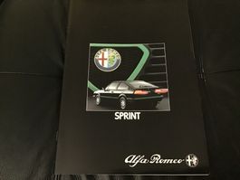 Alfa Romeo Sprint Verkaufsprospekt 28 Seiten Jg. 1984