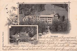 Davos-Glaris, Spinabad, gelaufen 1915