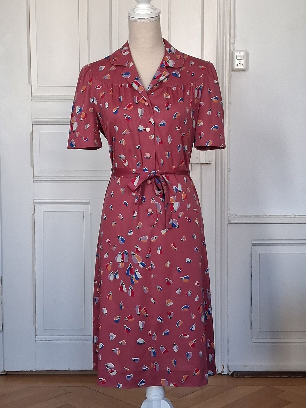 Vestiti: Vintage Sommerkleid, A-Linie, Gr. M – Usato da Ried-Brig venduto da Zzyzx