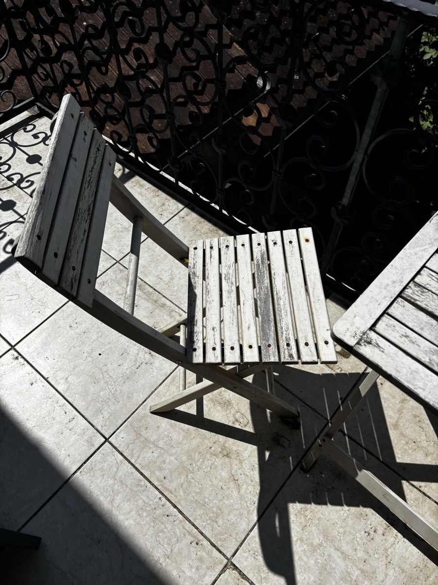 Ikea Set di tavolo e panche: Gartentisch und Stühle Set weiss Holz gebraucht – Usato da Wetzikon ZH venduto da Mole01 2