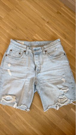 Levis Shorts Denim hellblau