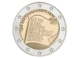 Estonia - 2 Euro (Society of Estonian Literati) 2022 UNC