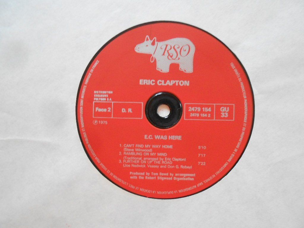 Dischi in vinile: ERIC CLAPTON IN CONCERT  -  E.C. WAS HERE – Usato da Bex venduto da Giorgiob 2