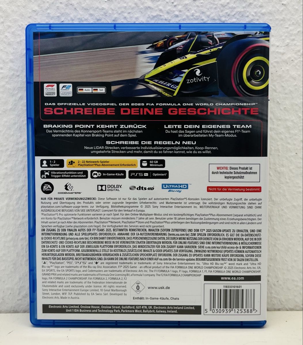 Giochi: F1 25 PS5 – Usato da Onex venduto da KTaufiq 1