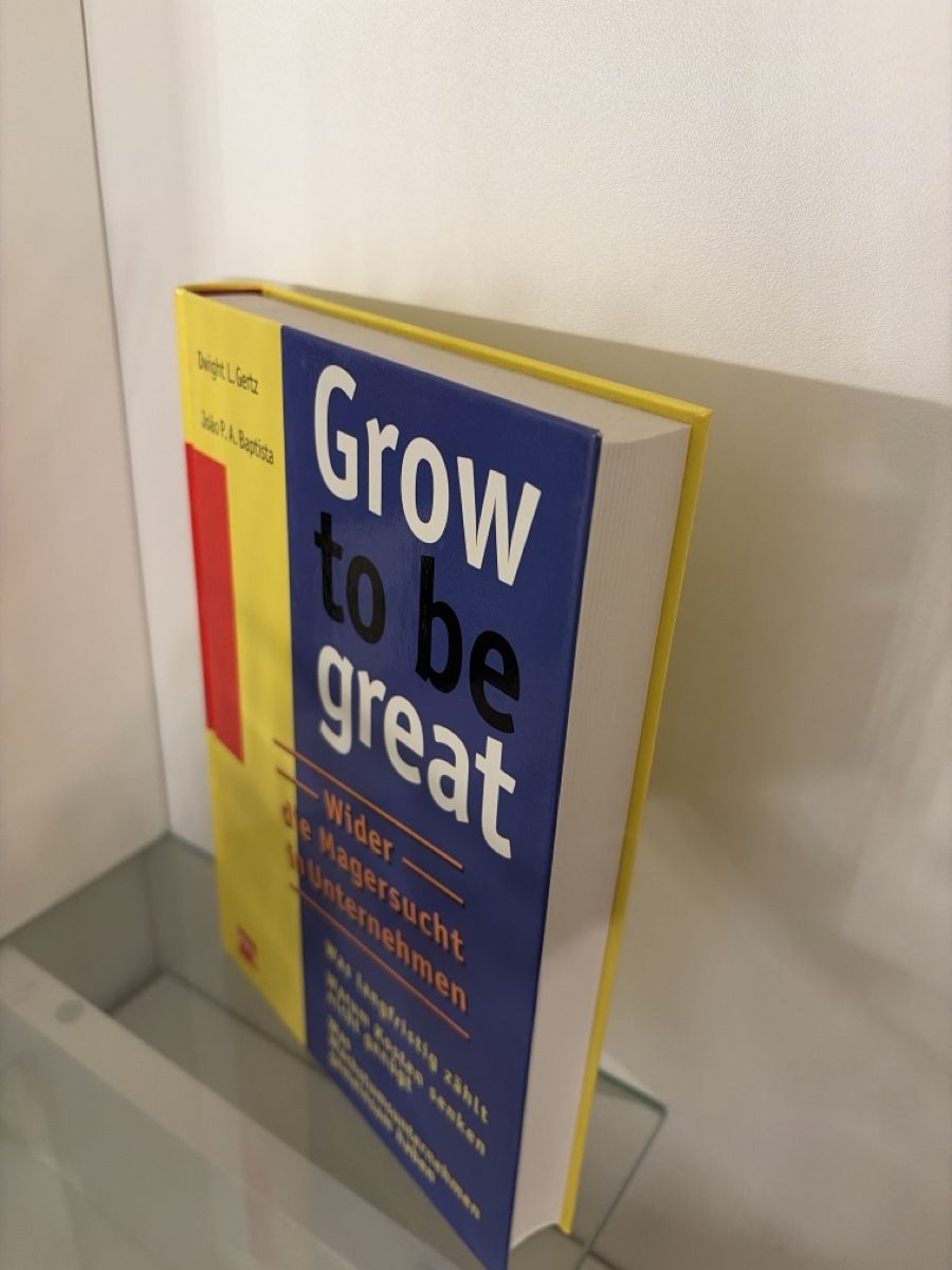 Libri: Grow to be great – Nuovo (secondo la descrizione) da Winterthur venduto da may_7vq8 2