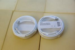 2x Breitband Kabel Cablecom 3m, weiss