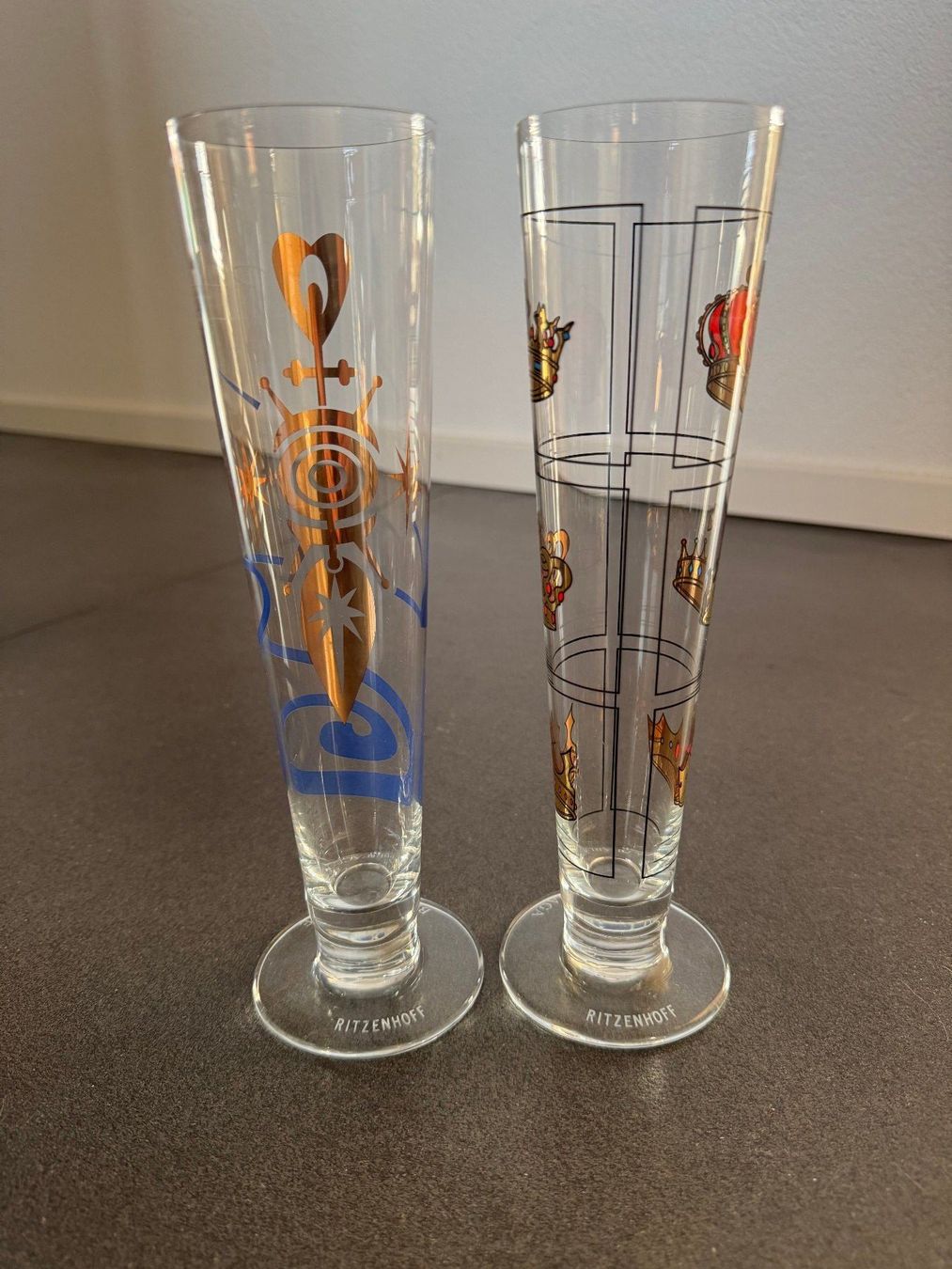 Ritzenhoff Bicchieri: Ritzenhoff Biergläser "Stange" 2 x A.OLABUEAGA+BEPPE FACENTE – Usato da Fribourg venduto da tschjoly 6