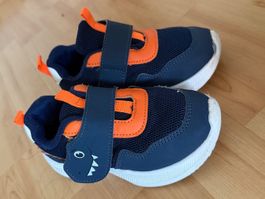 Kinder-Sneaker Grösse 28, blau-orange