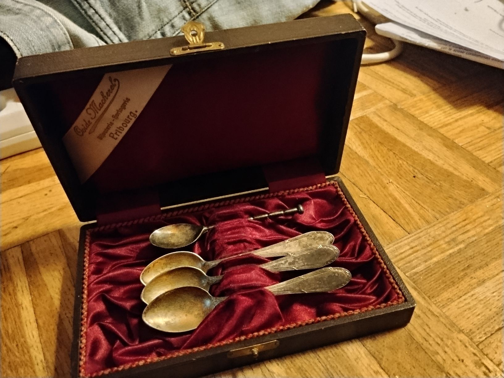 WMF Set di posate: silber Löffel WMF  – Usato da zürich venduto da sotherbies