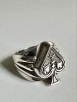 Silverstar Casting Co. Herren Ring / 925 „Pik-Ass“ / Gr. 63