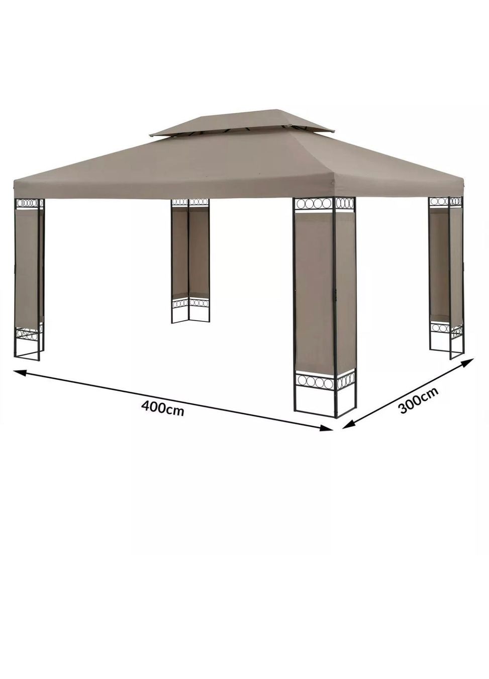 Tende & Padiglioni: +Pavillon Gartenzelt Gartenpavillon 3x4m – Nuovo e nell'imballaggio originale da Amriswil venduto da JaJa-Express 5