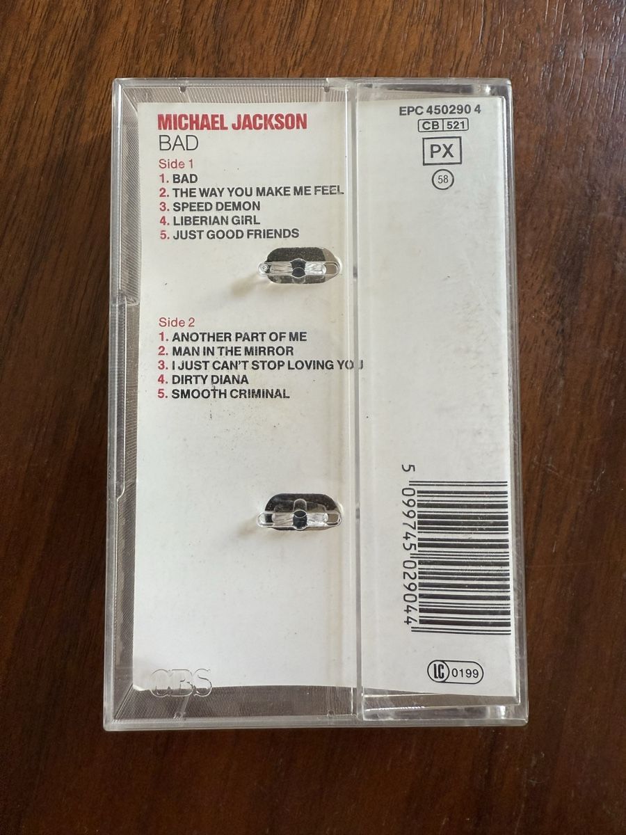 Musicassette: Michael Jackson BAD Kassette  – Usato da Stein am Rhein venduto da Tags 1